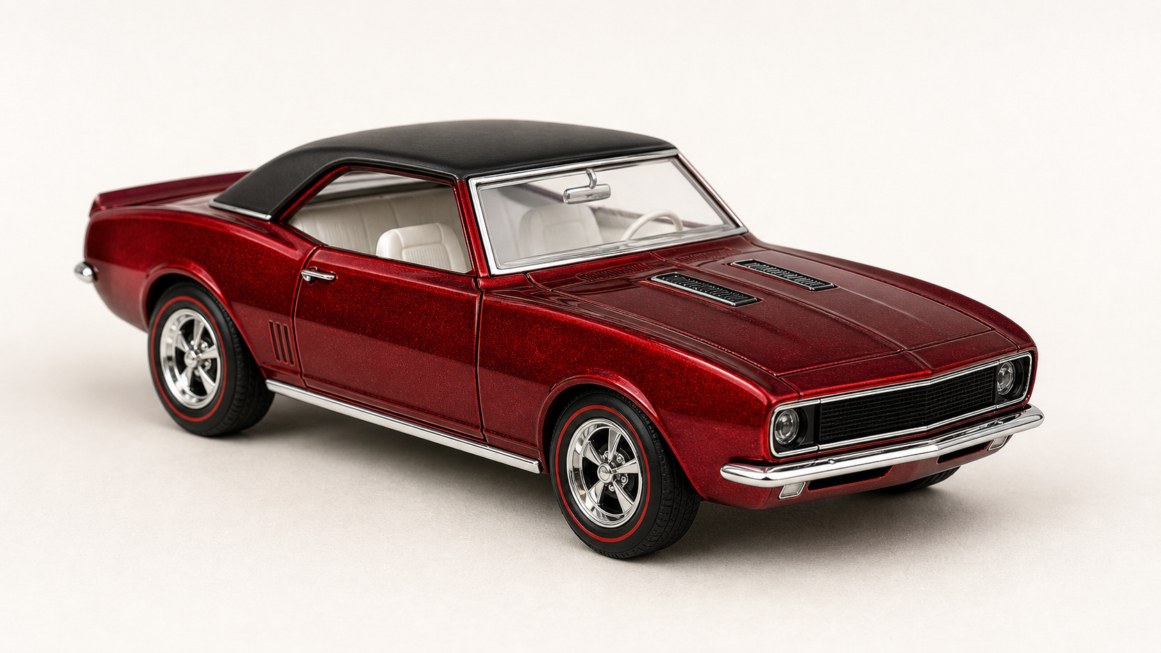 RLC Spectraflame Red Custom Camaro photoreal owned reference render